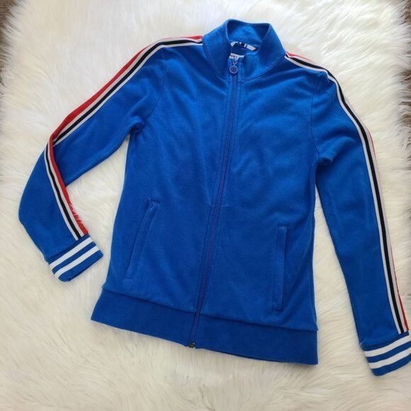 Tory Burch Sport Side Stripe Track Jacket,Size SP - Picture 7 of 13